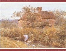 AllinghamHelen GirlByAStreamBeforeAHouse-We (f012).  
