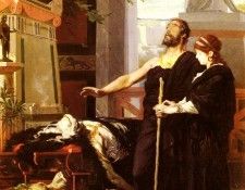 Chartran Theobald Les Exiles De Thebes. Chartran, 