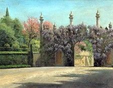 ������ ������  Entree dans un parc en Crimee 46x36. ����������� ������� �������� (1854-1924)