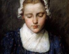 Schwartze Therese Portrait of a girl Sun . , 