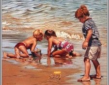 bs-ahp- Maria S C Davi- Children At The Beach. ����, ����� SC