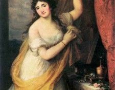 KAUFFMANN Angelica Portrait Of A Woman 1795. , 