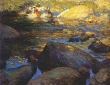 gutmann washerwomen, pont-aven 1909. ������