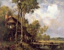 Diaz de la Pena The Old Windmill near Barbizon. ���� �� �� ����� ������� Virgile