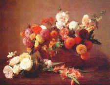 fantin-latour these are the flowers of middle summer 1890. -, ---