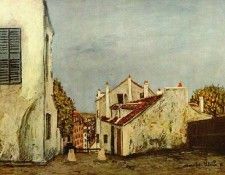 Houses in Montmartre. , 