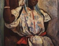 Марокканка в белом 1928. Серебрякова Зинаида Евгеньевна (1884-1967)