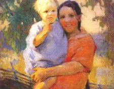 shulz,ada packing the baby c1928. , 