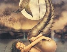 kb Delamare David Bathing in Moonlight. �������, �����