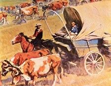 zFox SWD HVS 07 Westward The Covered Wagons Roll. ,  