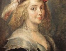 Rubens Portrait of Helena Fourment. ,  