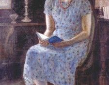 frieseke blue girl reading 1935. Frieseke,  