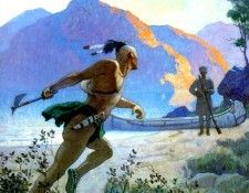 N.C.Wyeth The Savage Gave the Yell, 1927 sqs. ,  