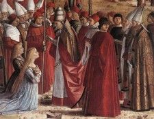 Carpaccio The Pilgrims Meet the Pope detail1. , 