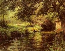 Knight Louis Aston A Sunny Morning At Beaumont Le Roger. , Louis Aston