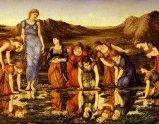 Burne Jones Sir Edward The Mirror Of Venus. -   