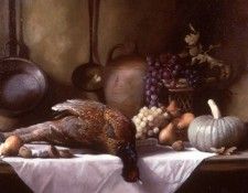Still Life with Pheasant and a Basket of Fruit. Hyde, Морин
