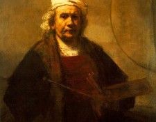 REMBRANDT Selfportrait 1665 Kenwood London Bredius 52.    