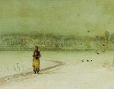 In the winter.   