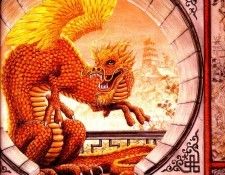 Gbd 0008 The Great Golden Temple Worm GraemeBase sqs. , 
