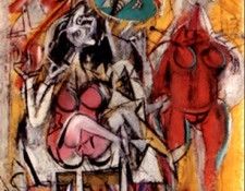 DE KOONING UNTITLED MID 1900S. �������, ������ ��