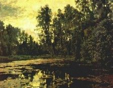 serov overgrown pond domotkanovo 1888. �����, ��������