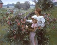 In the Orchard 36 x 48. Gerhatz,  F