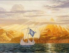 0uro0292  ted nasmith  the shores of valinor. Nasmith, 