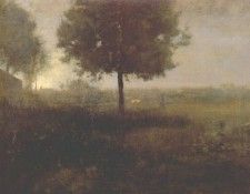 inness hazy morning, montclair, new jersey 1893. , 