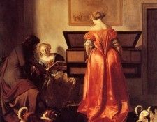 Jacob Ochtervelt - A Musical Party, De. Ochtervelt, 