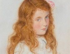 A portrait of a young girl. Bulleid ������ �������