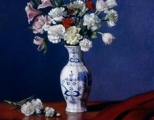 Mixed Bouqet in a Blue Danube Vase. �������, ����