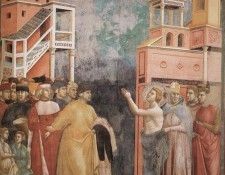 Giotto   Legend of St Francis   [05]   Renunciation of Wordly Goods.   