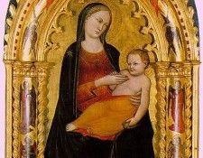 Gerini Madonna and Child, approx. 1400, tempera on wood, The. 