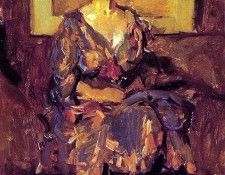 Israels Isaac The sitting lady Sun . Israels, 