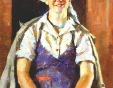 tseitlin collective farmer fomina 1950s. �������