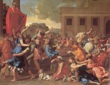 Poussin The Rape of the Sabine Women. ������, ������