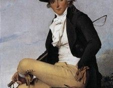 DAVID Jacques Louis Portrait of Pierre Seriziat. , -