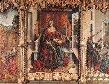 GALLEGO Fernando Triptych Of St Catherine. , 