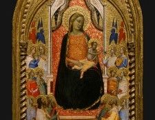 Daddi Madonna and Child with Saints and Angels, 1330s, Det(3. �����, ��������
