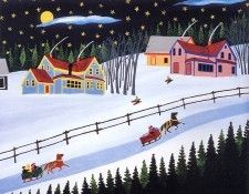Norris, Joe - Two Sleighs by Fence (end. ������, ���