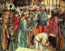The Beheading of Saint George detail WGA. Zevio,  Altichiero