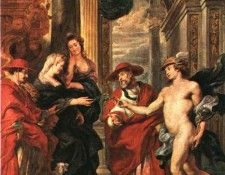 Rubens An Offer of Negotiation, 1621-1625, Louvre. ,  