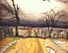 burchfield the mysterious bird 1917. ��������