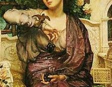 Lesbia and her sparrow AMK. ,  
