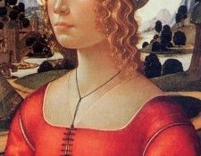 Domenico Ghirlandaio - Portrait dune dame, De. , 
