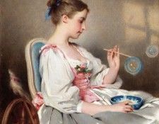 Chaplin Charles Blowing Bubbles. ������, ������