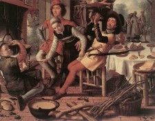AERTSEN Pieter Peasants By The Hearth. Aertsen, �����