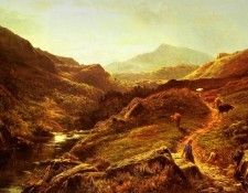 Percy Sidney Richard Moel Siabod from Glyn Lledr. �����, ����� ������