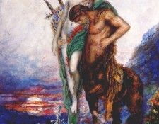moreau dead poet borne by a centaur c1890. ������ ����
